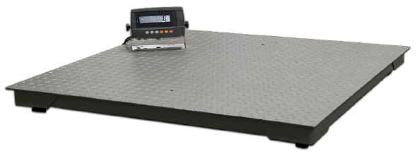 Tor Rey PLP-5/5-5000/10000 5' x 5' Floor Scale Package with Indicator,  10,000 lb x 2 lb